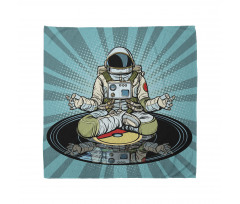 Funny Spaceman Doing Yoga Bandana