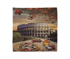 Colosseum Italy Pizza Autumn Bandana