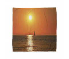 Sailboat Sea Sunrise Bandana