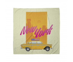 New York Bandana Sanatsal Meşhur Şehir İsmi ve Ulaşım Aracı