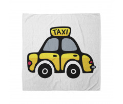 Taxi Bandana Oyuncak Gibi Araba Motifi Hızlı Eğlenceli