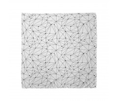 Modernistic Network Lines Dot Bandana