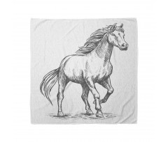 Sketchy Graphic of a Horse Bandana