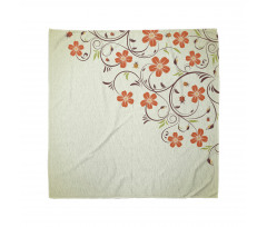 Ladybugs Flowers Spring Bandana