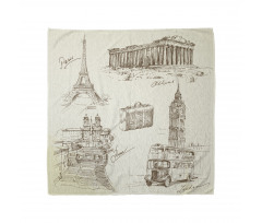 Travel over Europe Bandana