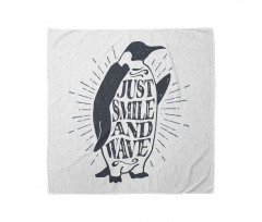 Penguin and Words Bandana