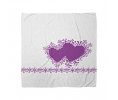 Romance Art 2 Heart Motifs Bandana