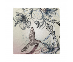 Vintage Birds Flowers Bandana