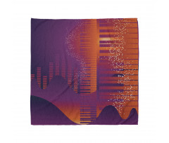 Abstract Volumes Bar Motif Bandana