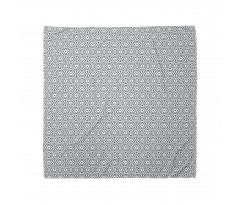 Geometrik Bandana Kalpli Daireler Desenli