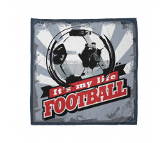 Grungy Football Pop Art Bandana