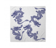 Japanese Dragons Mythical Bandana