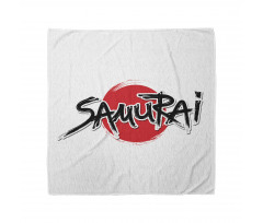 Samurai Lettering Sun Bandana