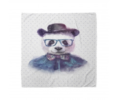 Hayvan Deseni Bandana Sevimli Gözlüklü Panda