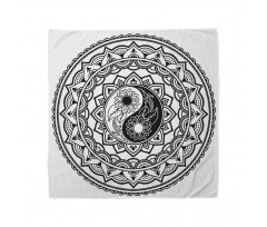 Geometrik Bandana Yin Yang ve Mandala