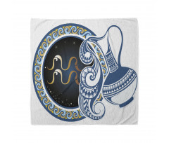 Aquarius Sign Bandana