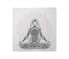 Meditasyon Bandana Lotus Çiçeği Kadın