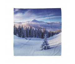 Mountain Peaks Snowy Bandana