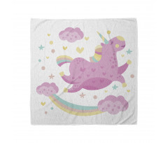 Unicorn Bandana Pastel Gökkuşağı Temalı