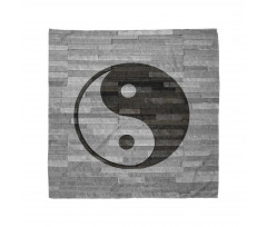 Semboller Bandana Duvardaki Yin Yang