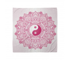 Mandala Bandana Mandala Çiçek Yin Yang