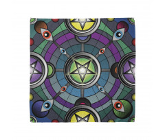 Pentagram Evil Eyes Bandana