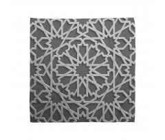 Geometrik Bandana Beyaz Geometrik Desenli