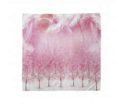 Cherry Trees Feathers Bandana