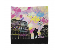 Couple  in Love at Colosseum Bandana