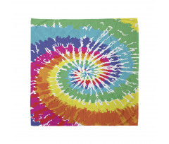 Rainbow Tie Dye Effect Bandana