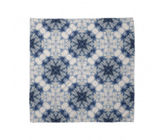 Çiçekli Bandana Geometrik Tie Dye Desenli