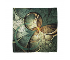 Surreal Flowers Motif Bandana