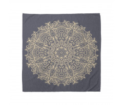 Mandala Bandana Dairesel Çiçek Gibi Desen