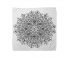 Mandala Bandana Dantel Görünüm Mandala Desenli