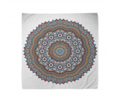 Mandala Bandana Merkezli Tasarım Çiçek Desenli