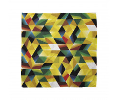 Geometrik Bandana Modern Poligonlar Deseni