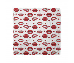 Woman Lips with Gestures Bandana