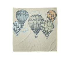 Retro Bandana Nostaljik Balon Desenli