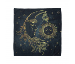 Astrolojik Bandana Aydede ve Güneş Desenli