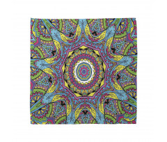 Mandala Bandana Çiçekli Renkli Desen