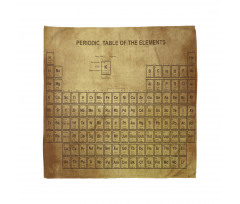 Vintage Chemistry Table Bandana