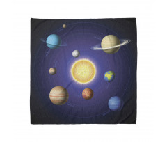 Solar System with Planets Bandana