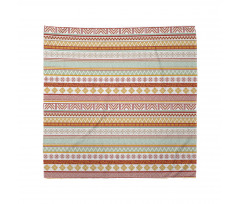 Etnik Bandana Turuncu Kilim Motifli