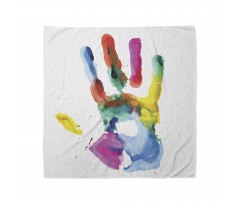 Colored Human Hand Bandana