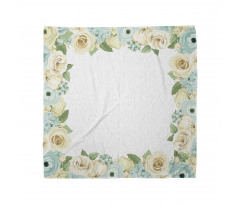 Flower Roses Leaves Bandana