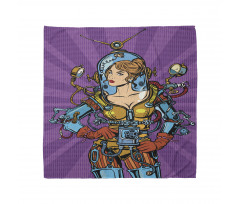 Benekli Bandana Şık Astronot Kız