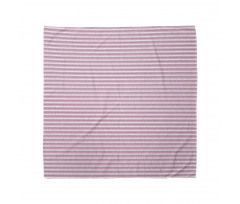 Modern Bandana Pembe Beyaz Gri Çizgili