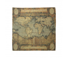 Vintage Atlas Old Chart Bandana