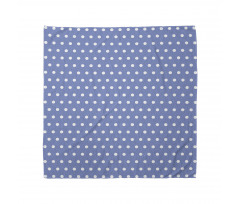 White Classic Polka Dots Bandana