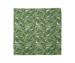 Tropic Plants Pattern Bandana